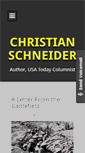 Mobile Screenshot of christianschneiderblog.com